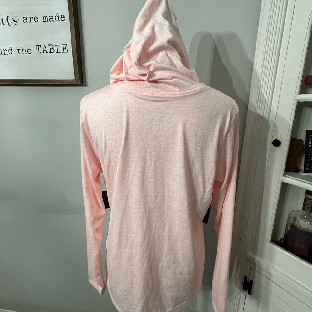 Nike Pink Long Sleeve Dryfit Hoodie - Picture 4 of 7